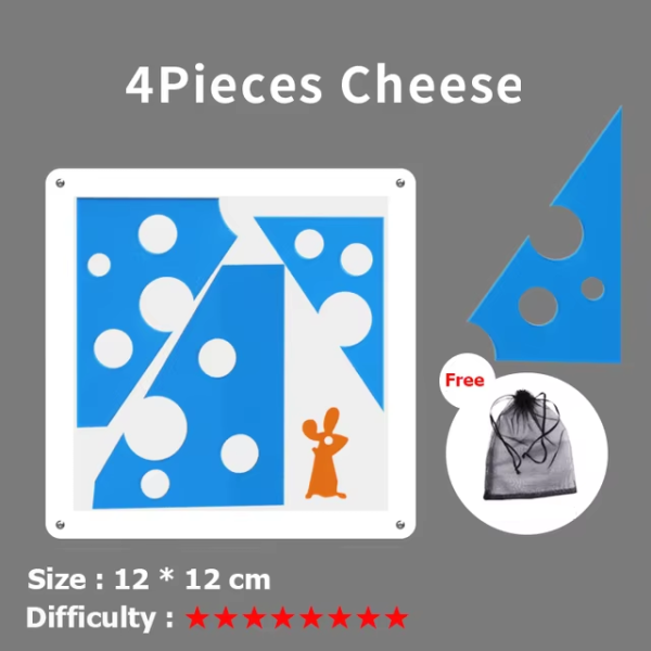 Four Pieces Cheese Puzzle by Misfits