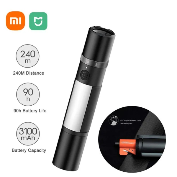 Xiaomi Mijia Multifunctional LED Flashlight Torch